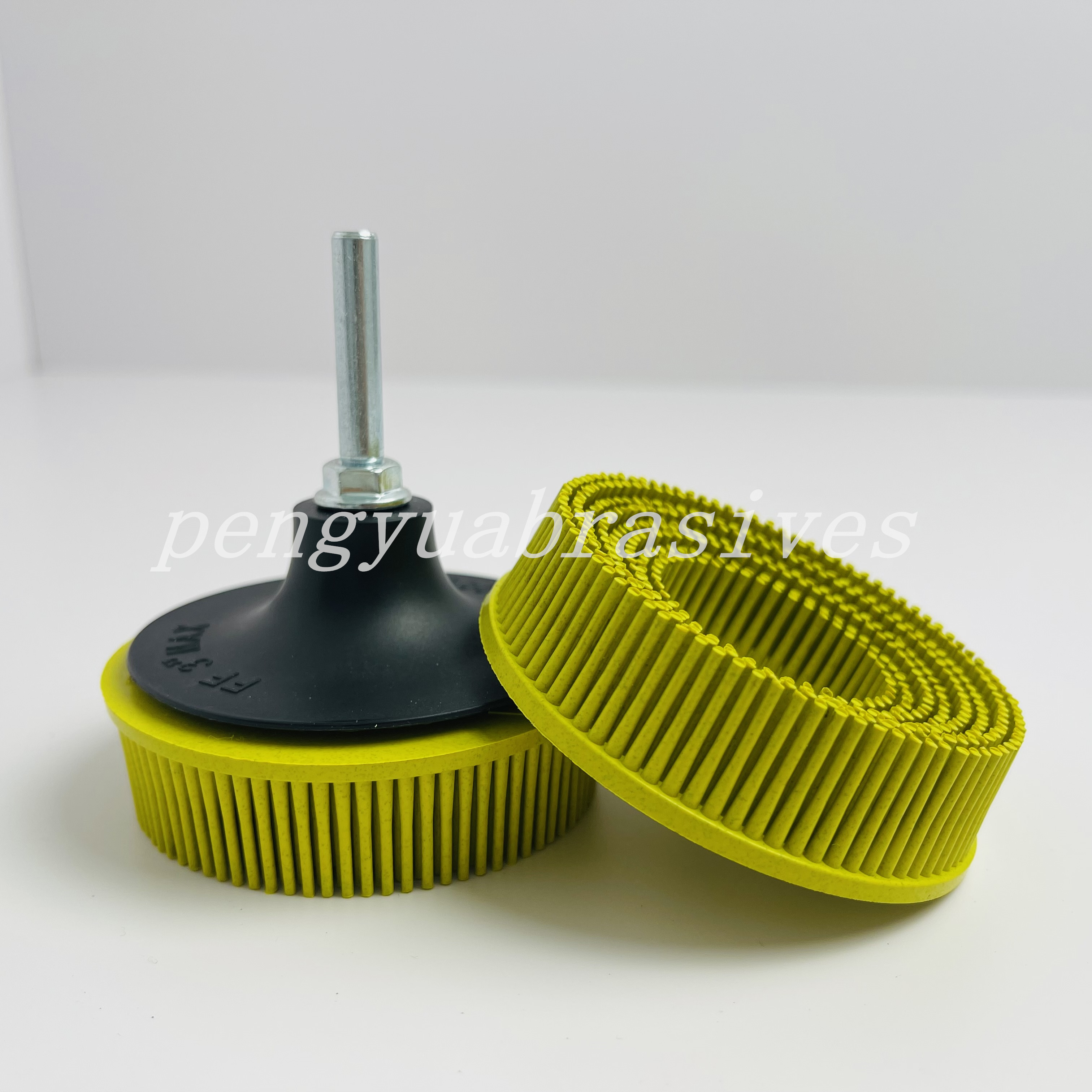 3inch Roll Lock Tapered Bristle Disc for Removes Surface Contaminants 