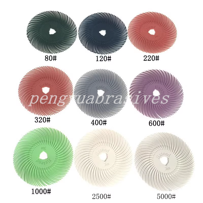 3inch abrasive Radial Bristle Disc for welded 