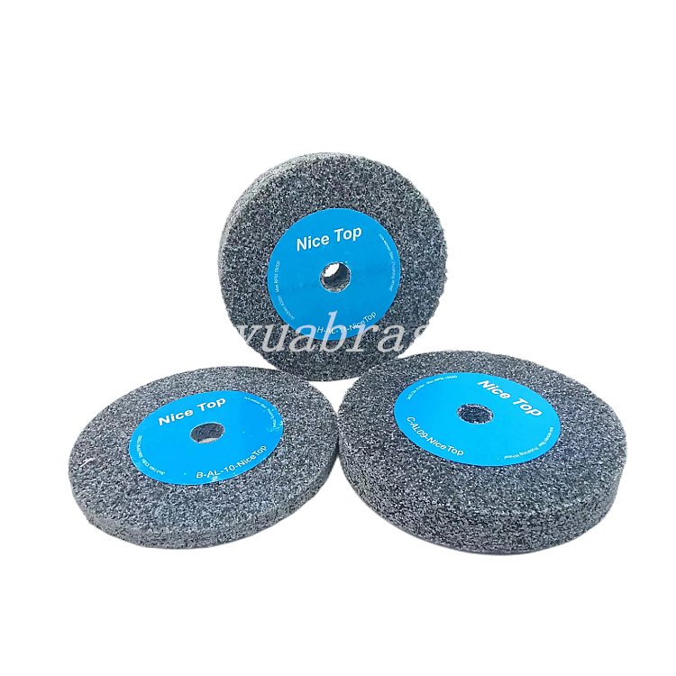 Non Toxic Bule Deburr And Finish PRO Unitized Wheel for Thread of Petroleum Pipeline