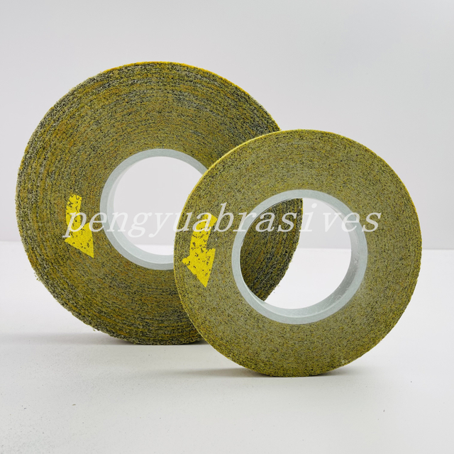 CP 8A 60 160X16X76mm Cut And Polish Wheel Grinding Convolute Wheel for Heavy Duty Blending And Finishing