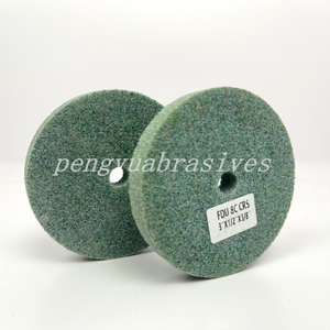 8C CRS Small Deburr And Finish PRO Ceramic Unitized Wheel For Stainless Steel