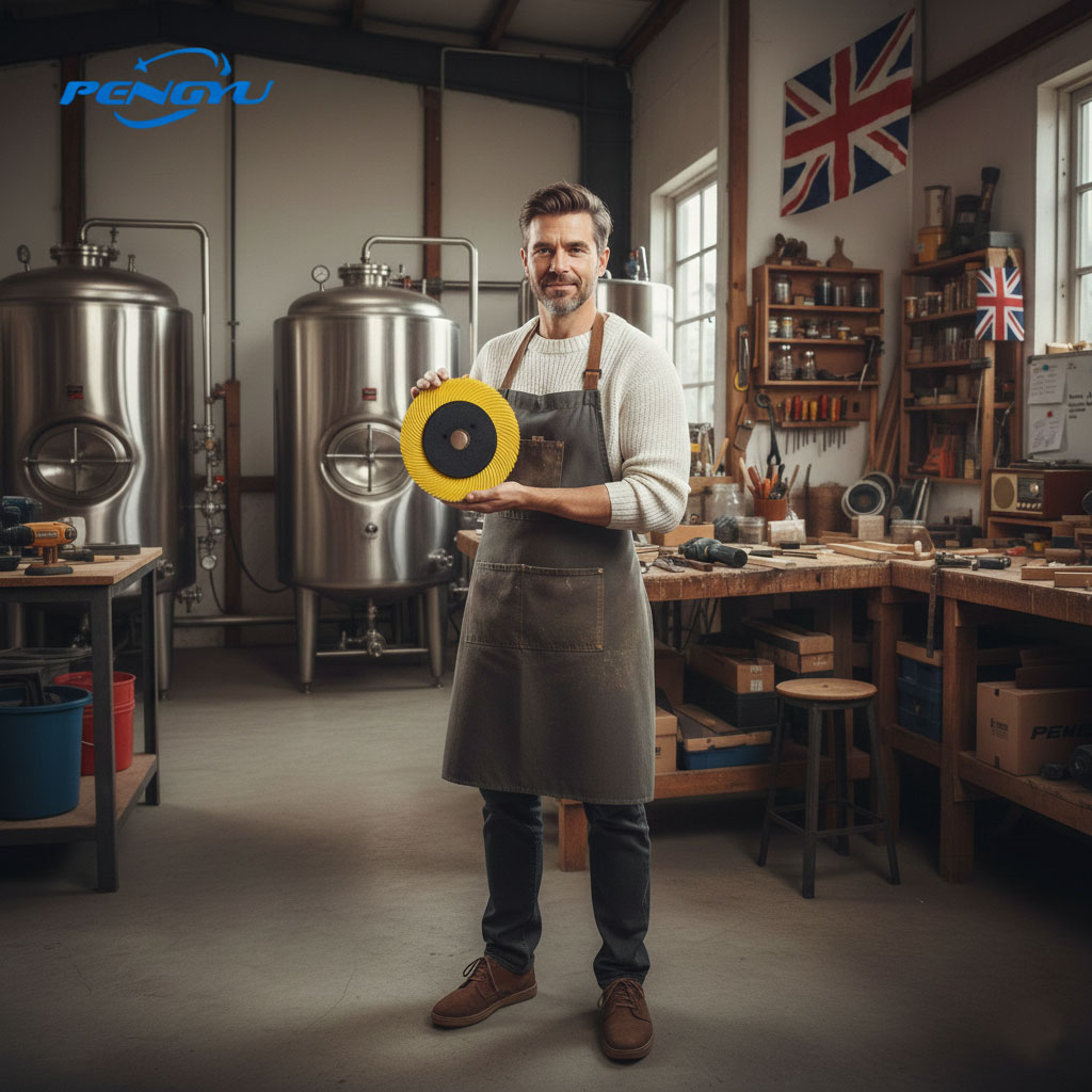 RadialBristleDiscyellow