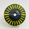 4.5inch Yellow 80 grit Ceramic Roloc Tapered Bristle Disc for Paint Removal 